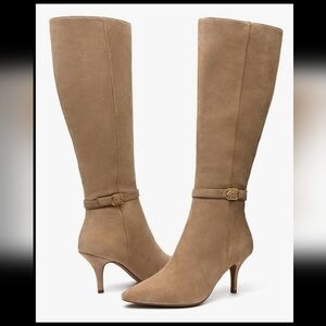 Linea Paolo Parson - Womens Knee High Pointed Toe Stiletto Mid-Height Size 6M